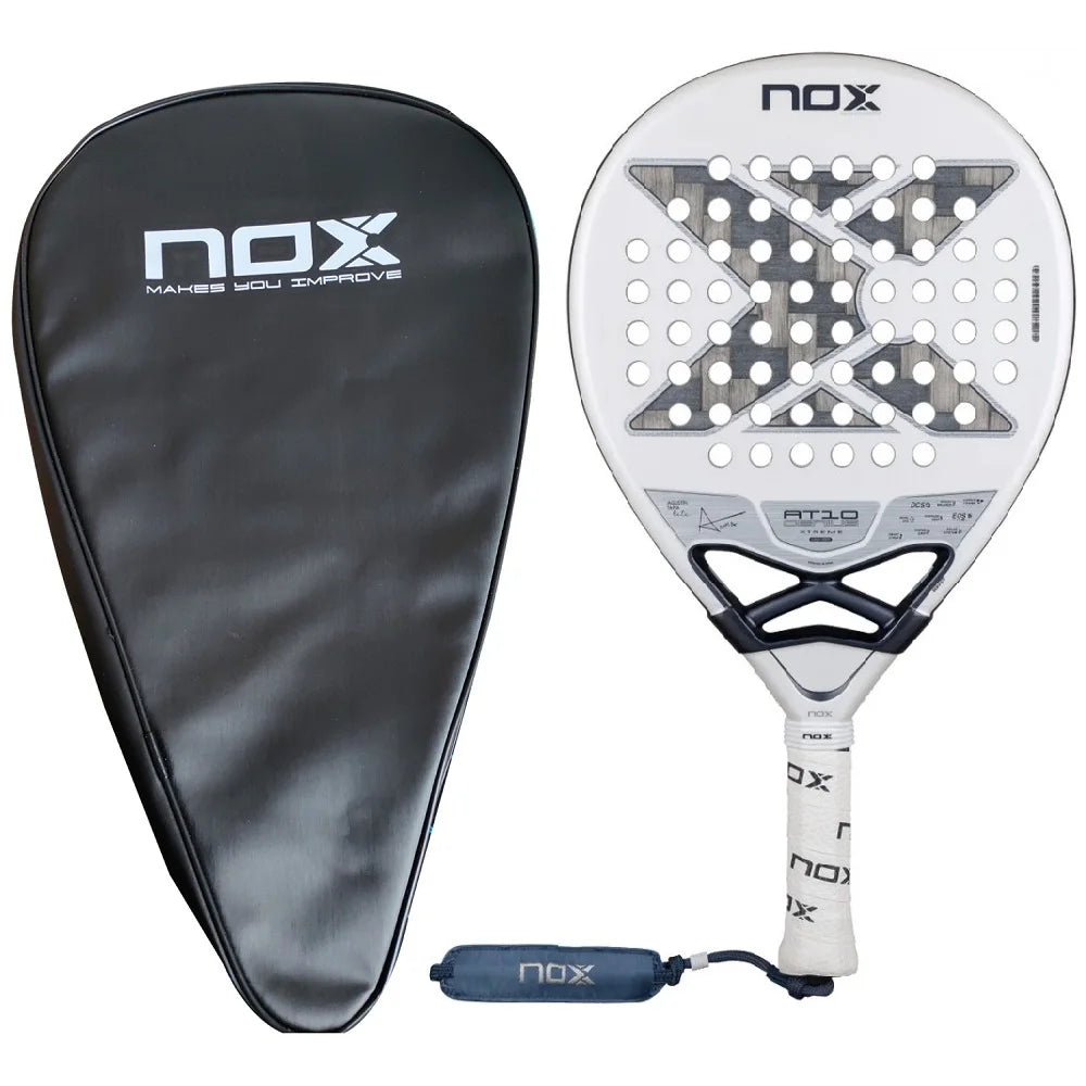 NOX Professional Padel Tennis Racket Carbon Fibre Composite Diamond Shaped EVA Laminated Foam Fengdong 3D SPIN Sports Racquet