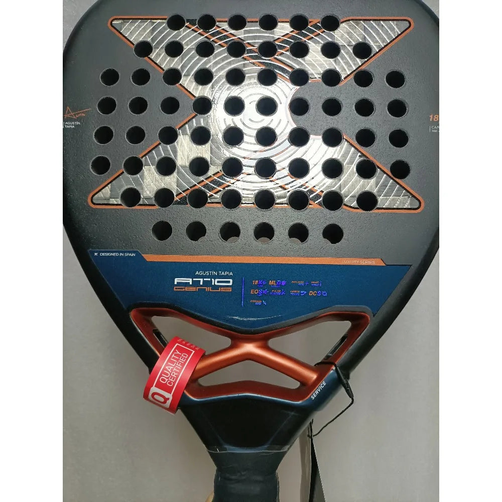 NOX Professional Padel Tennis Racket Carbon Fibre Composite Diamond Shaped EVA Laminated Foam Fengdong 3D SPIN Sports Racquet